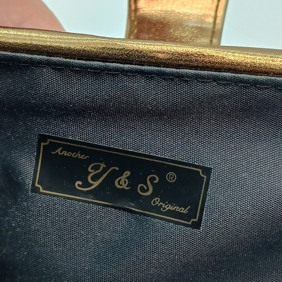 Vintage Another Y & S Original Metallic Mesh Handbag 1980s Copper - Picture 2 of 3
